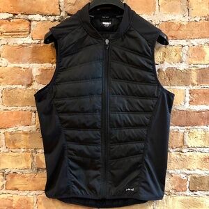 Men’s HIND Insulated Front Zip Black Lightweight Running Biking Sport Vest M